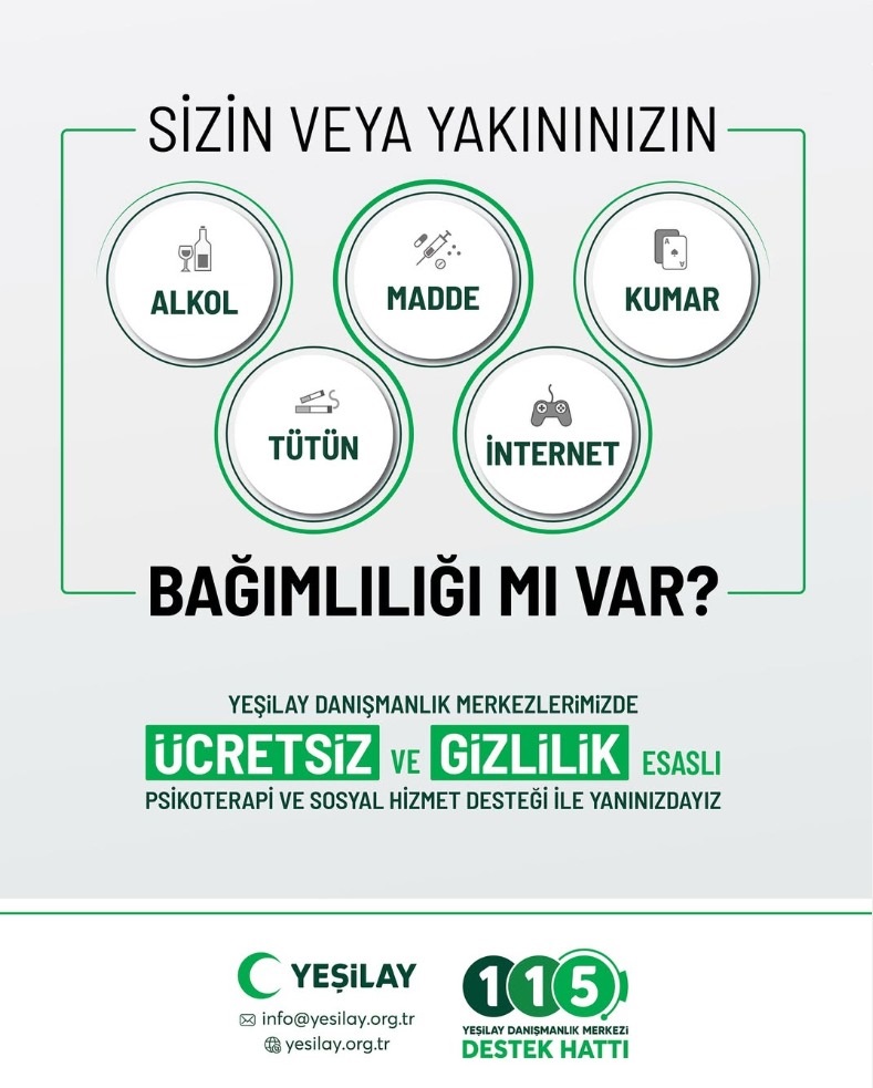 Sizin veya Yakınınızın Bağımlılığı Var mı ?